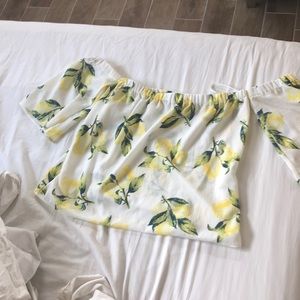 Off the shoulder top